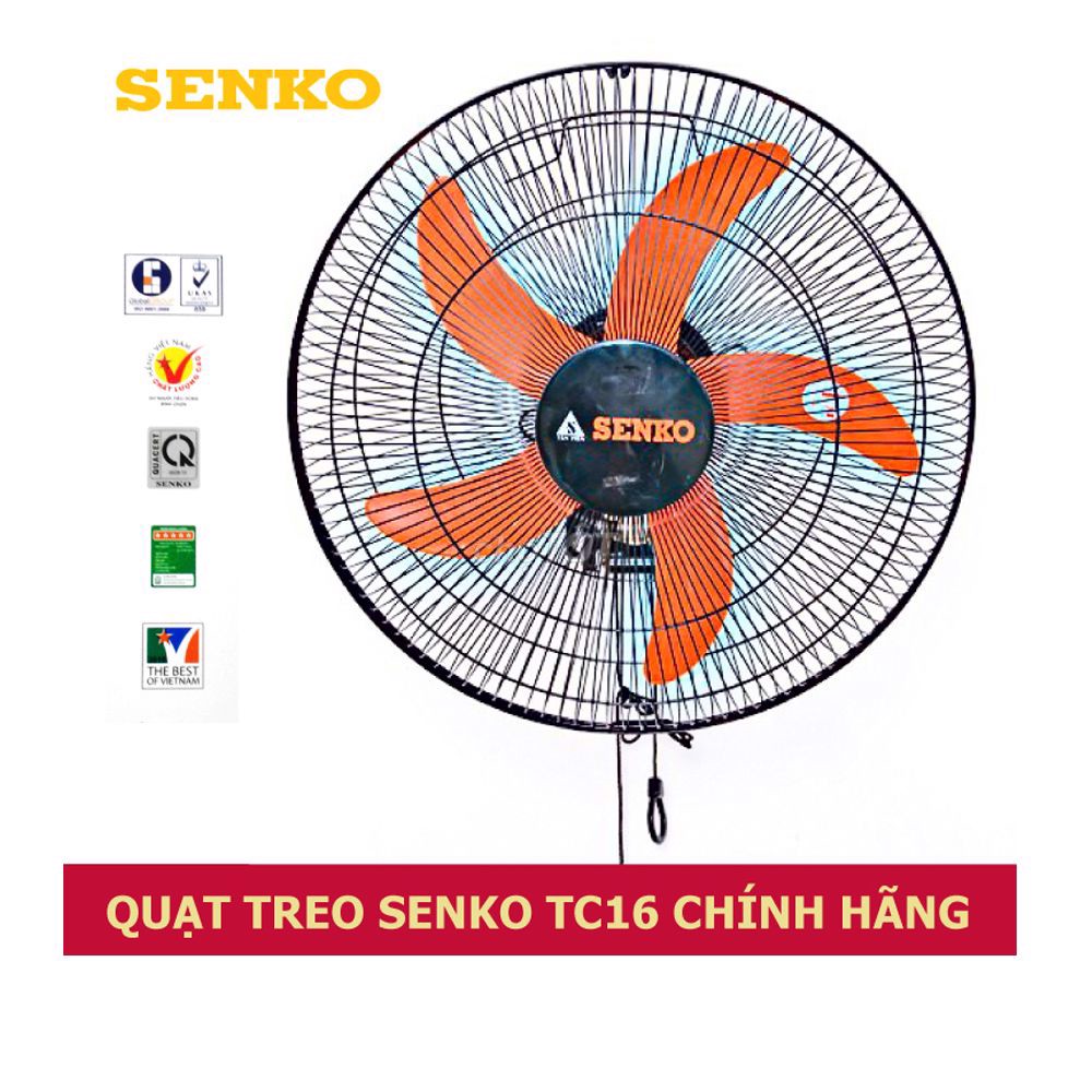 Combo thùng( 2 cây )Quạt Treo Tường 2 Dây Senko TC16 - Hàng Chính Hãng