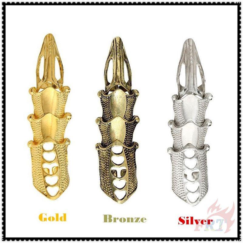 Nhẫn khớp ngón tay phong cách Gothic (3 màu)