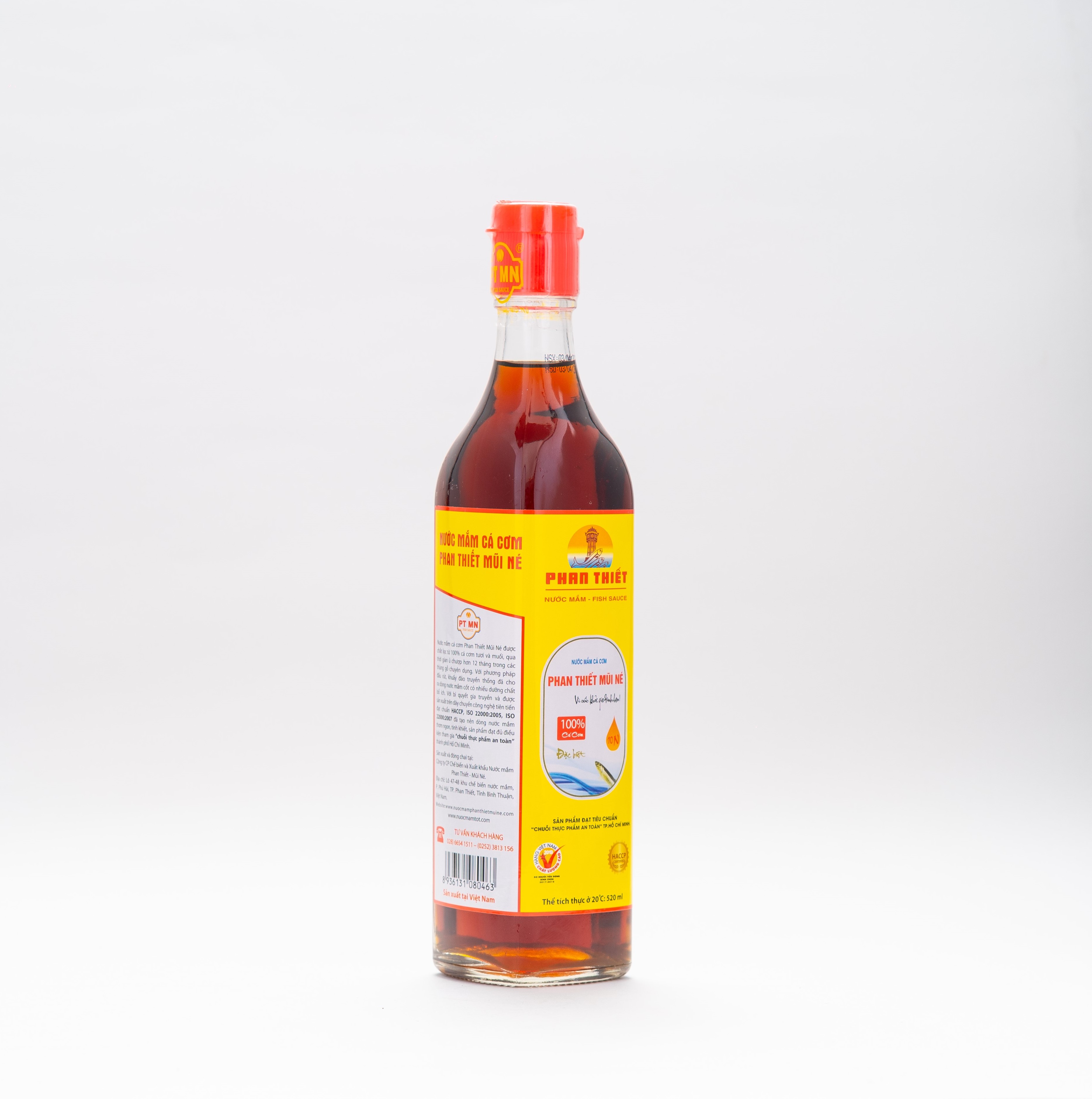 Nước Mắm Cá Cơm Truyền Thống Phan Thiết Mũi Né 10N (10 độ Đạm) 520ml