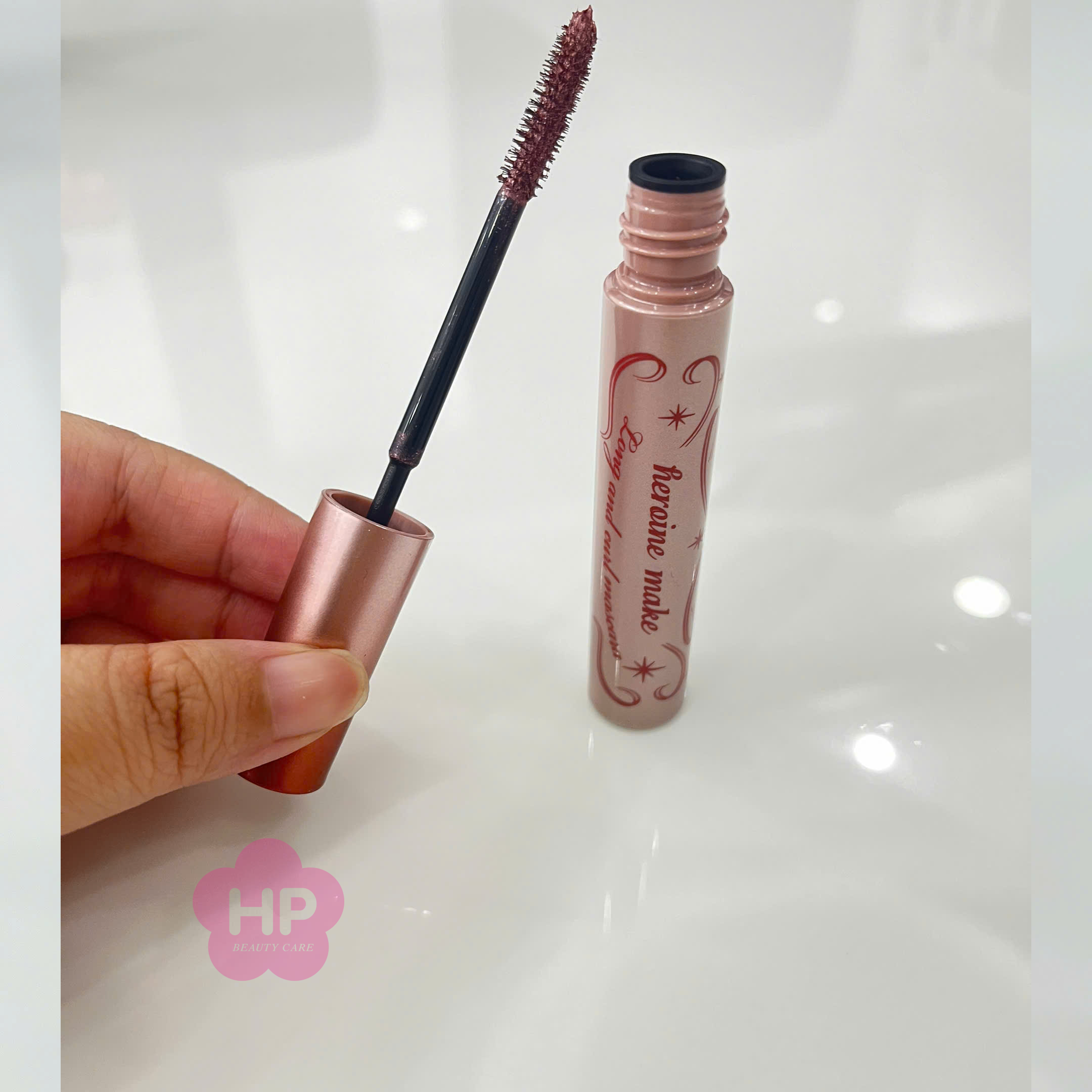 Mascara Dạng Màng Film Giúp Nâng Cong Và Dài Mi Kissme Heroine Make Long &amp; Curl Mascara Advanced Film 6G ( Màu Đồng Ánh Hồng )