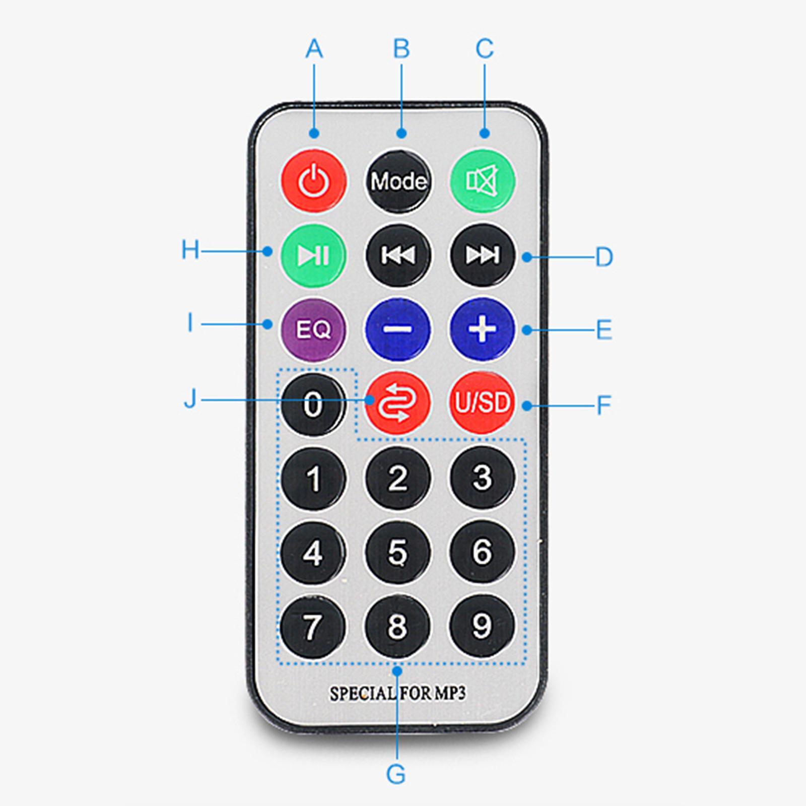 Hi Bass Power Amplifier AMP Radio TF/USB Player DIY for Home Theater 220V