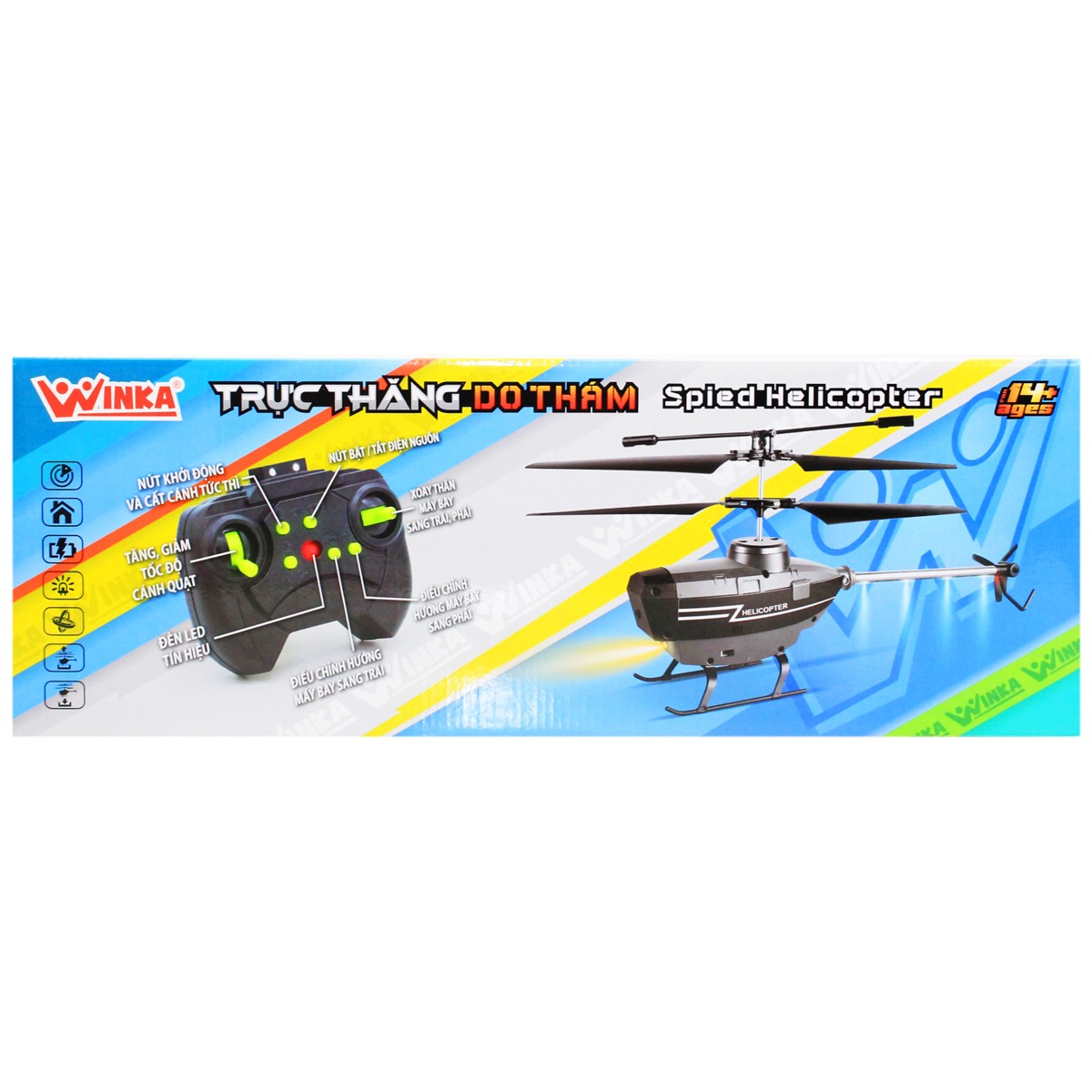 Đồ Chơi DUKA: Máy Bay Điều Khiển Từ Xa - Trực Thăng Do Thám - DK81314
