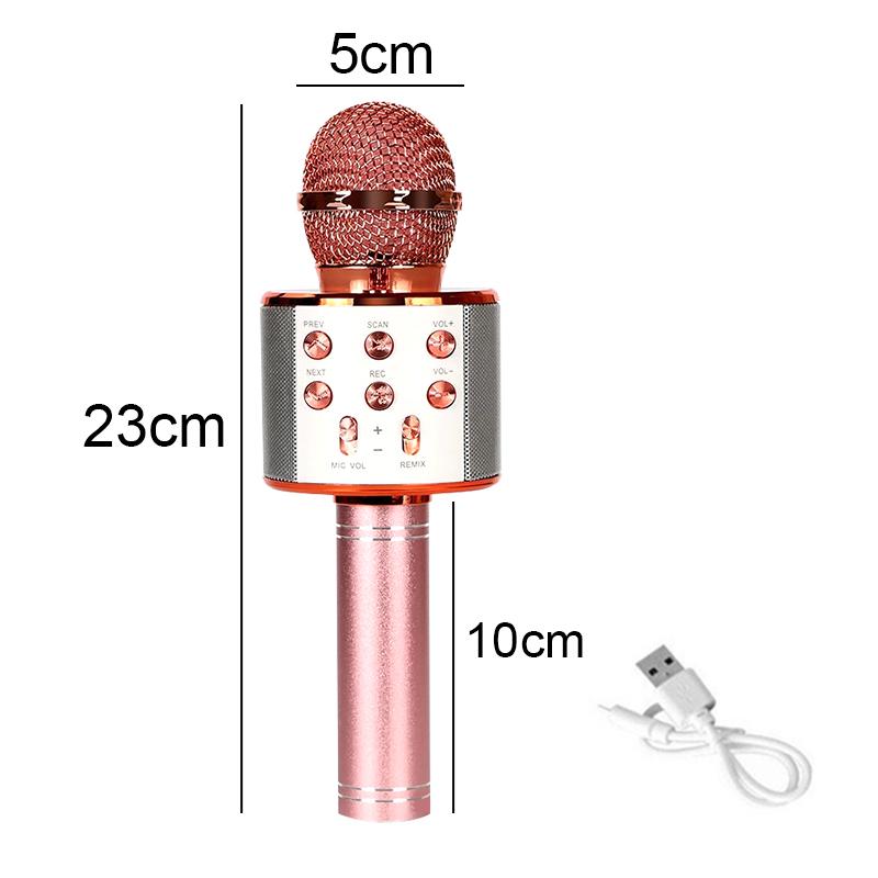 Micro karaoke Không Dây bluetooth,trợ ghi âm,chất lương cao,loa hát kết nối các thiết bị bluetooth chuyên nghiệp