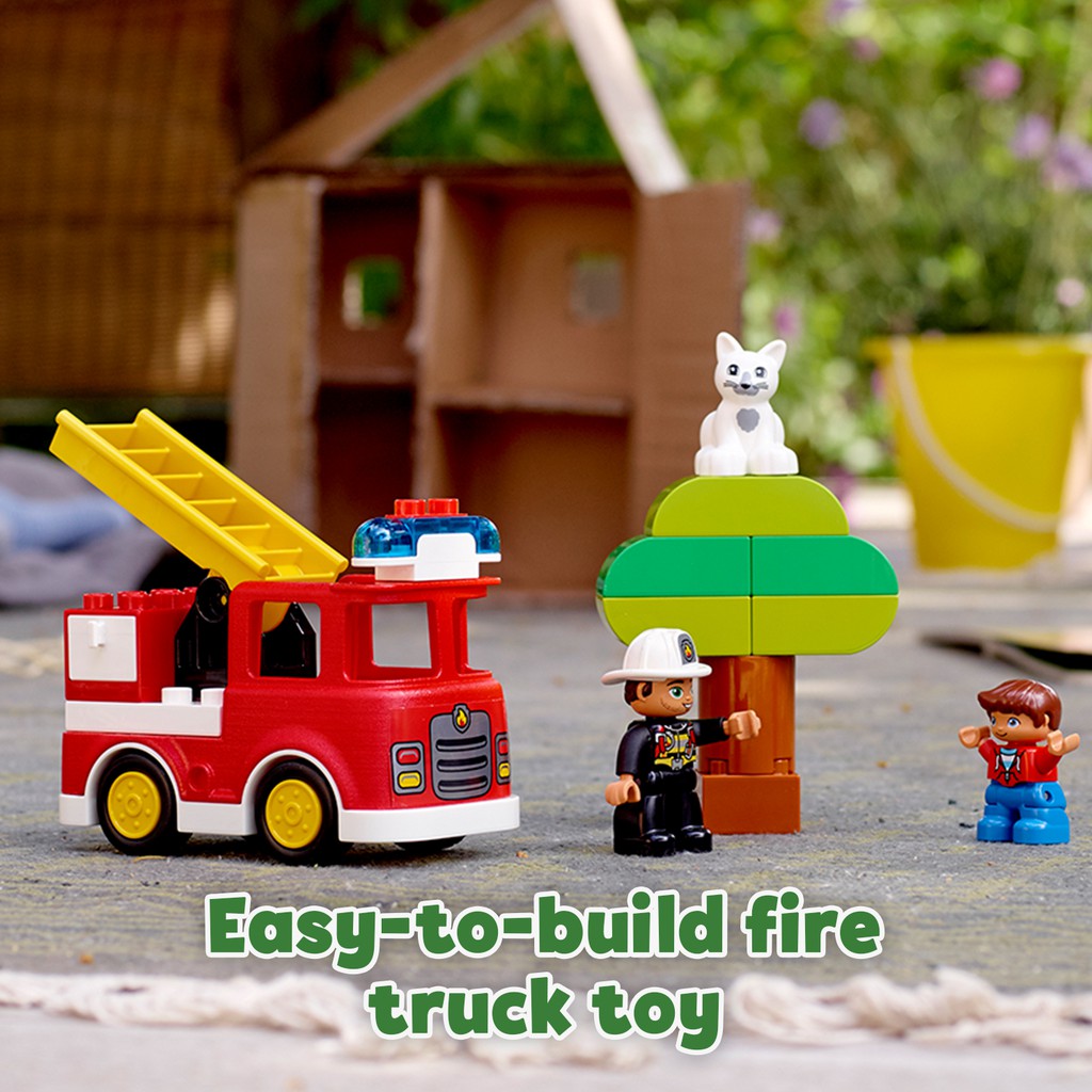 Đồ Chơi LEGO Duplo Xe Cứu Hỏa Của Bé 10901 Cho Bé Trên 2 Tuổi