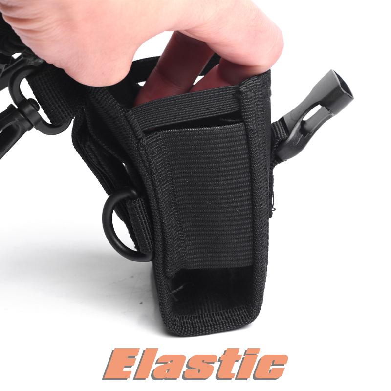 Nóng MSC-20E Di Động Đài Phát Thanh Nylon Túi Xách Tay Giá Đỡ Cho Motorola GP340 GP328 GP68 GP88 Bộ Đàm Baofeng UV5R UV-82/888S/9R
