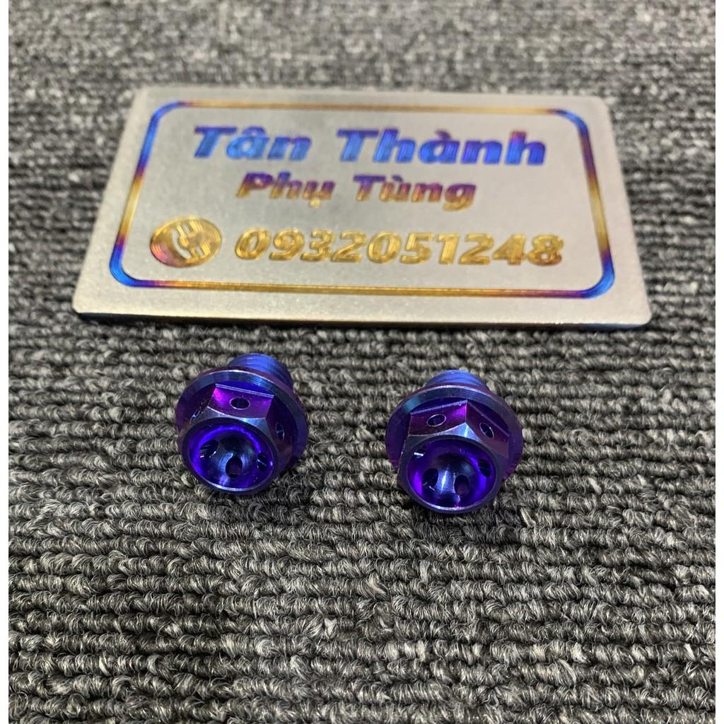 Ốc chân kính Titanium Gr5 kiểu vương miện