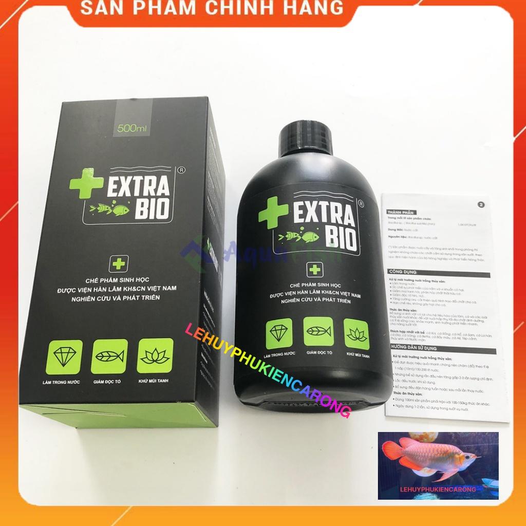Vi Vinh Extra Bio 500ml, Vi Sinh Bể Cá, Hồ Cá Giúp Làm Trong Nước, Khử Mùi Tanh Hôi, Giảm Độc Tố, Ngăn Ngừa Rêu Hại