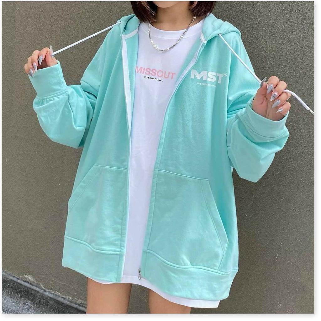ÁO KHOÁC NỈ HOODIES DÂY KÉO