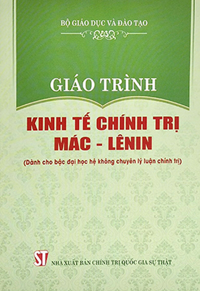 GIÁO TRÌNH KINH TẾ CHÍNH TRỊ MÁC - LÊNIN