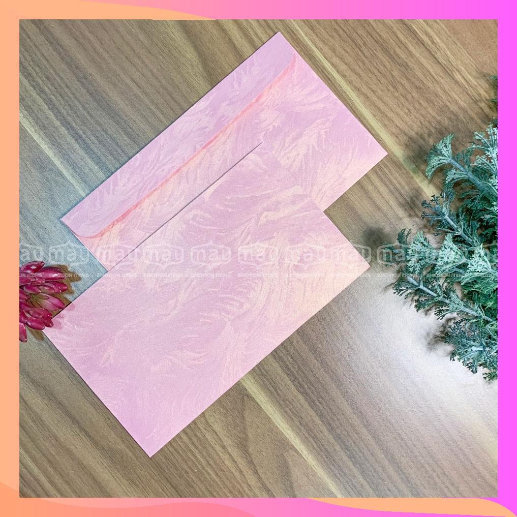 Phong bì phong thư 11*19cm giấy mỹ thuật nhiều màu miệng dán keo