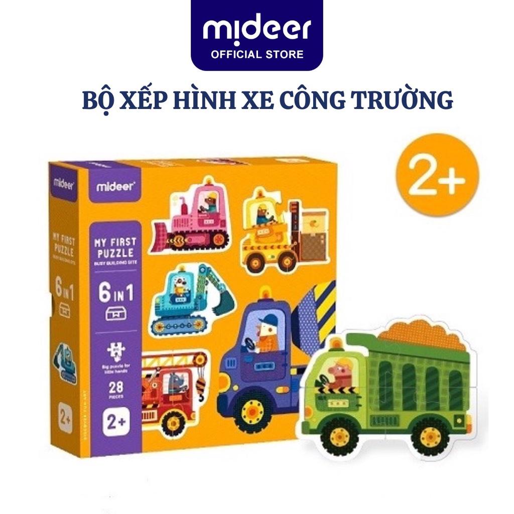 Đồ Chơi Ghép Hình Cho Bé Mideer My First Puzzle, Đồ Chơi xếp hình tư duy Phát Triển Trí Tuệ Cho Bé 2,3,4 Tuổi 8 Chủ Đề