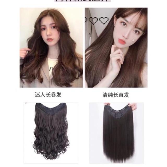 Tóc giả kẹp dài cao cấp- ảnh thật