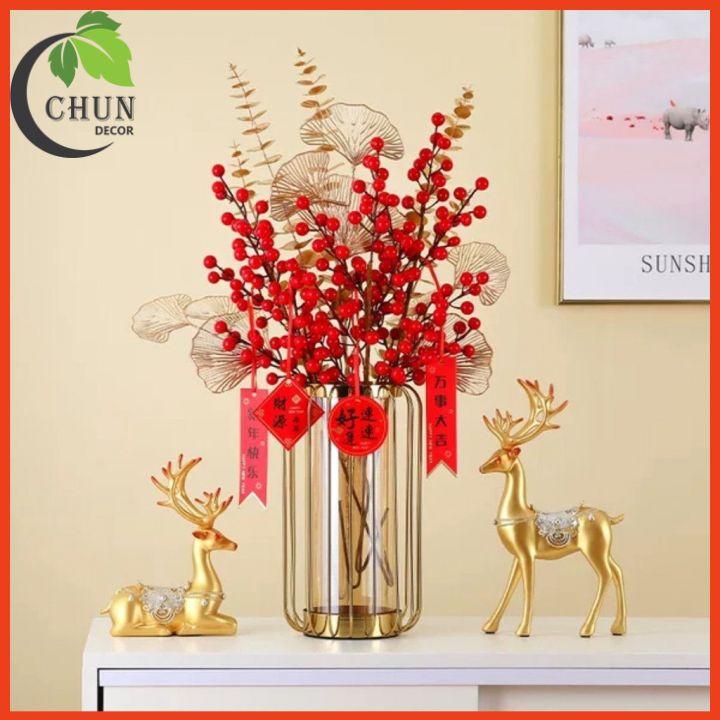 Lọ Hoa Decor Bình Hoa Để Bàn Khung Sắt Lõi Thuỷ Tinh Nhiều Mẫu Hoa Trang Trí Bàn Kệ Tủ