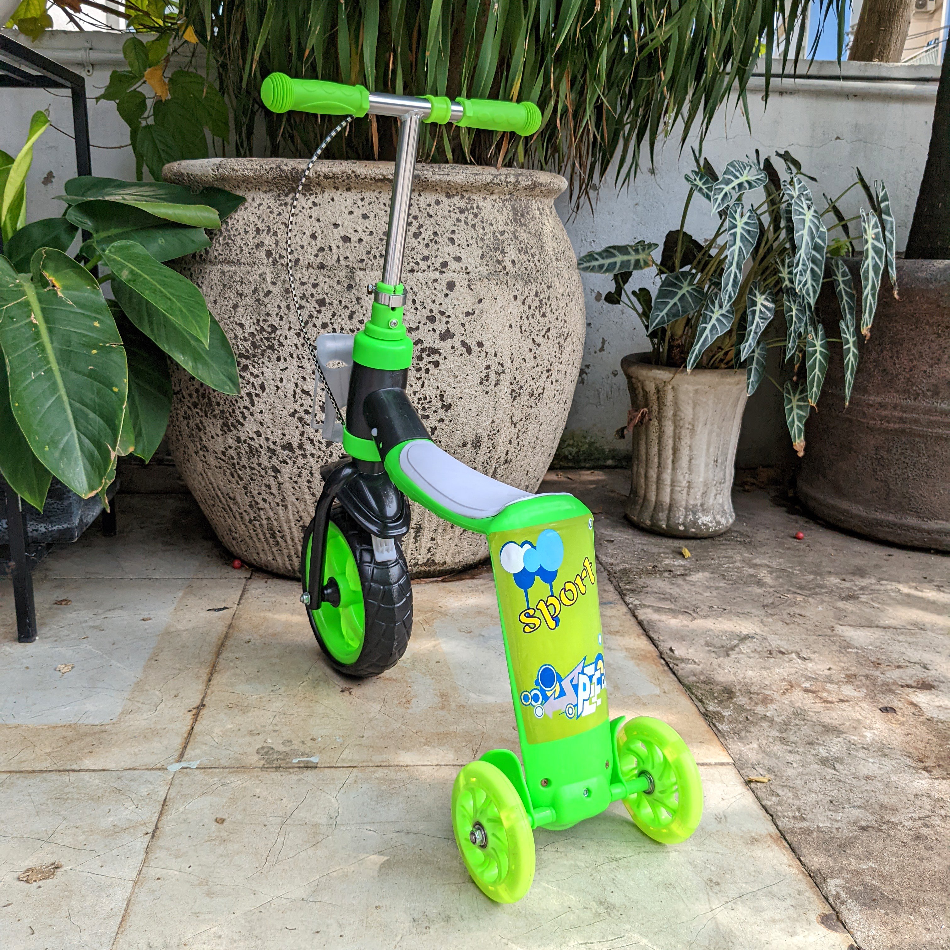 Xe trượt Scooter cho bé 2 trong 1 BABY PLAZA BL218A