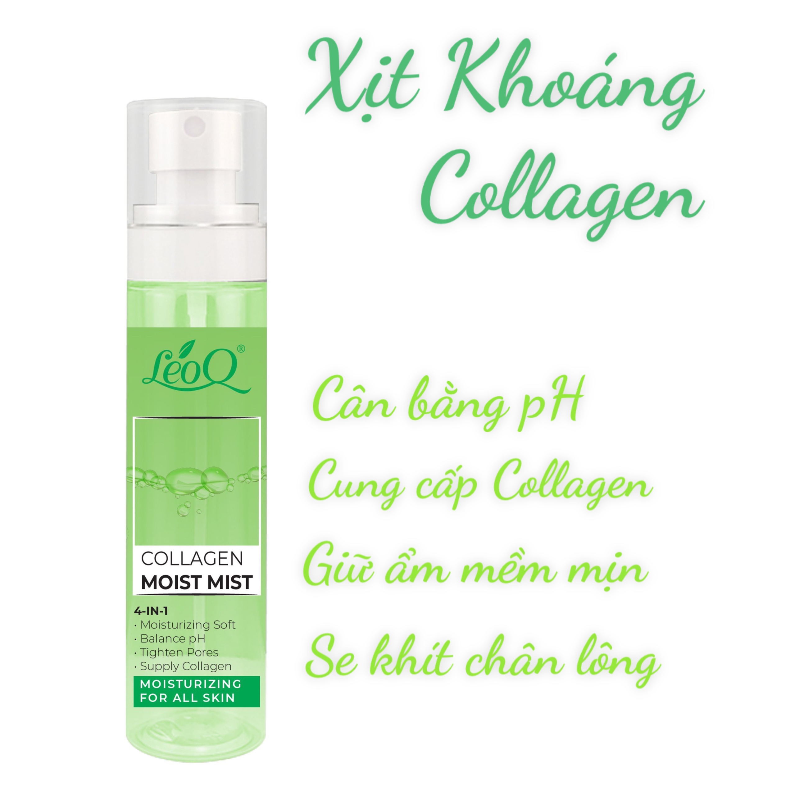 LEOQ XỊT KHOÁNG COLLAGEN 120ML