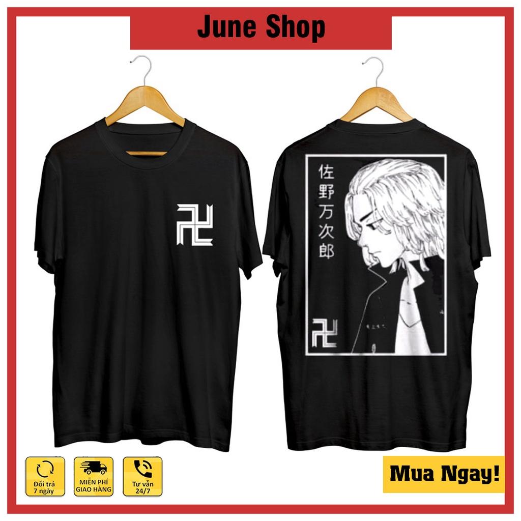 Áo thun Tokyo Revengers mẫu mới cực ngầu - Áo Anime 2 màu đen trắng chất cotton 4 chiều siêu thoáng mát