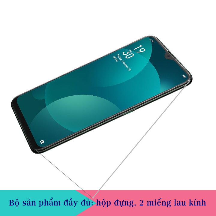 Kính Cường Lực cho Oppo F11 - Full màn hình - Màu đen - Hàng Chính Hãng