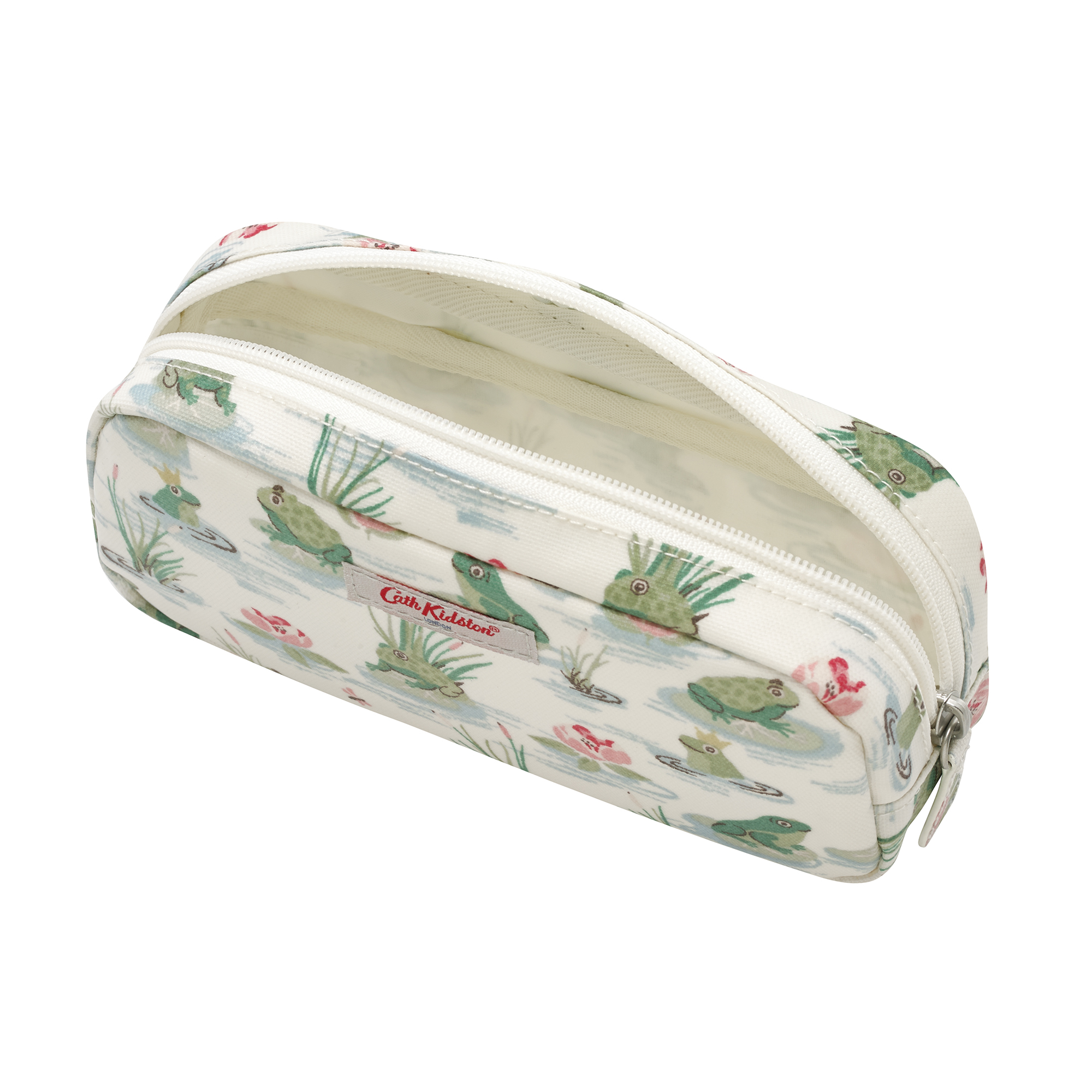 Hộp bút Cath Kidston họa tiết Bathing Frogs (Pencil Case with Pocket Bathing Frogs)