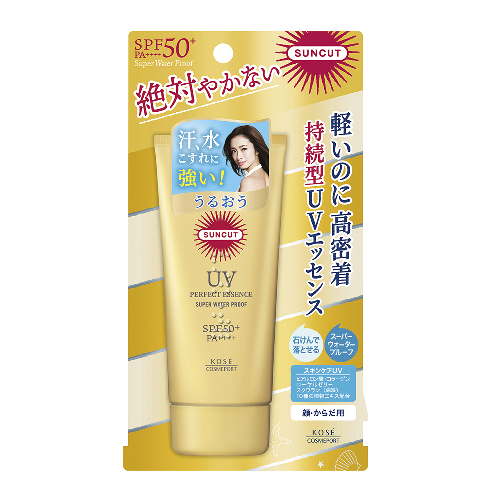 Chống nắng dạng tinh chất Kosé Cosmeport UV Protect Essence Super Waterproof SPF 50+/PA++++ 60g