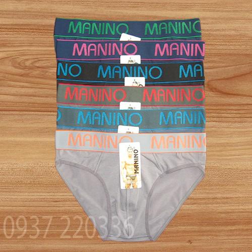 Quần lót nam Cotton 4 chiều cao cấp, lưng chữ BẢNG LỚN - mặc êm và mát - 1xManino203 - M