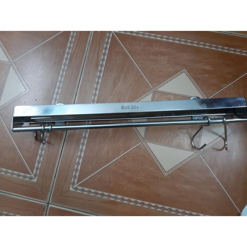 Kệ máng dao kéo treo tường ,treo thớt ,treo xoang gắn tường INOX 304 dài 40cm