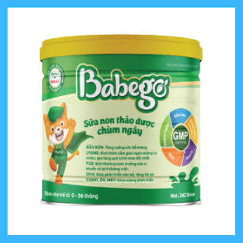 Sữa Non Thảo Dược Chùm Ngây Tăng Cân Babego 342gram - Dòng Cao Cấp