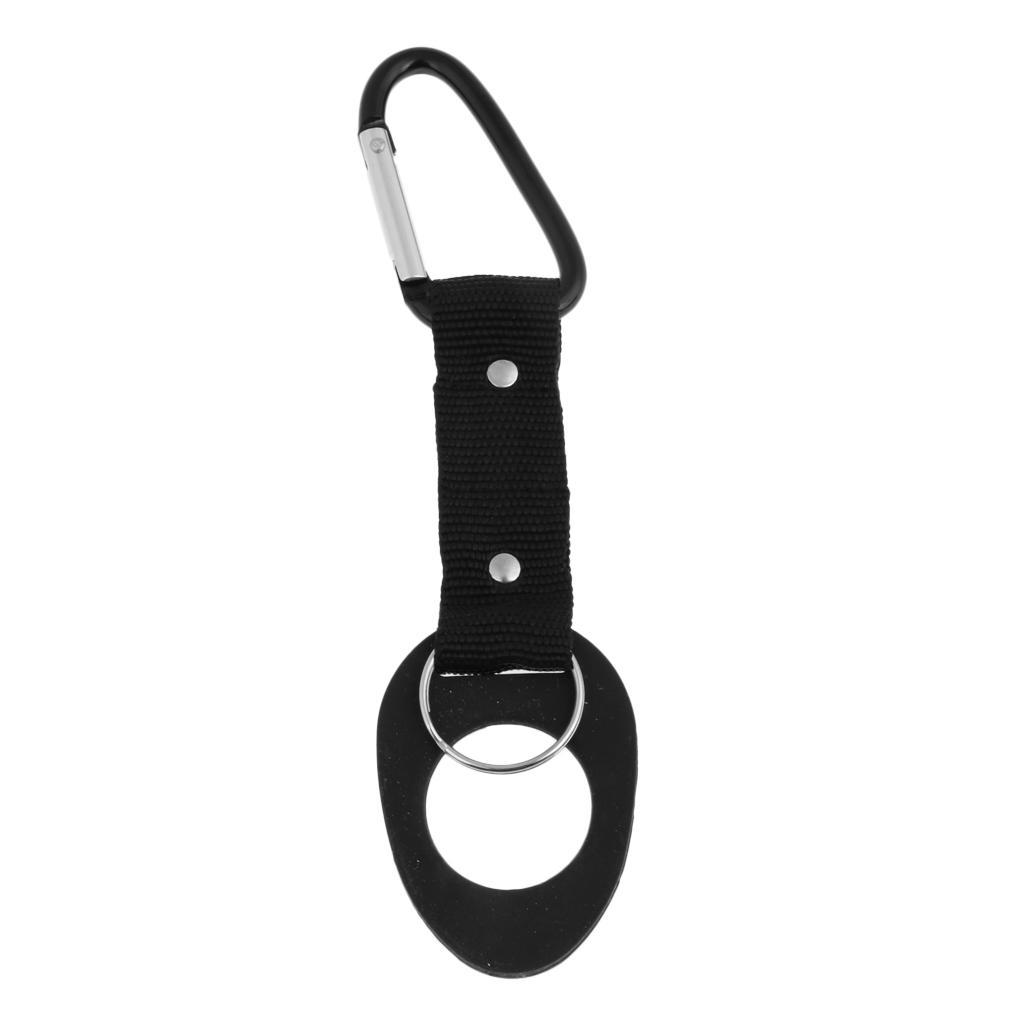 5pcs Buckle Keychain Bottle Holder Strap Quick Release Carabiner Multi-function Outdoor Camping Tool