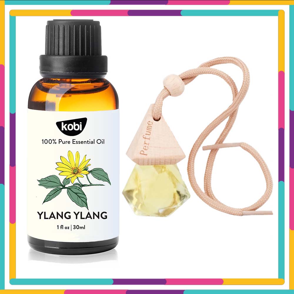 Tinh Dầu Ngọc Lan Tây Kobi (30ml) Treo Xe Hơi, Treo Phòng, Tủ Quần Áo - Tinh Dầu Thiên Nhiên Nguyên Chất, Giúp Giảm Stress, Xua Đuổi Côn Trùng Và Khử Mùi Hiệu Quả, Thích Hợp Dùng Với Đèn Xông Và Máy Khuếch Tán - Tặng Kèm Vỏ Lọ Treo Sang Trọng, Tiện Dụng