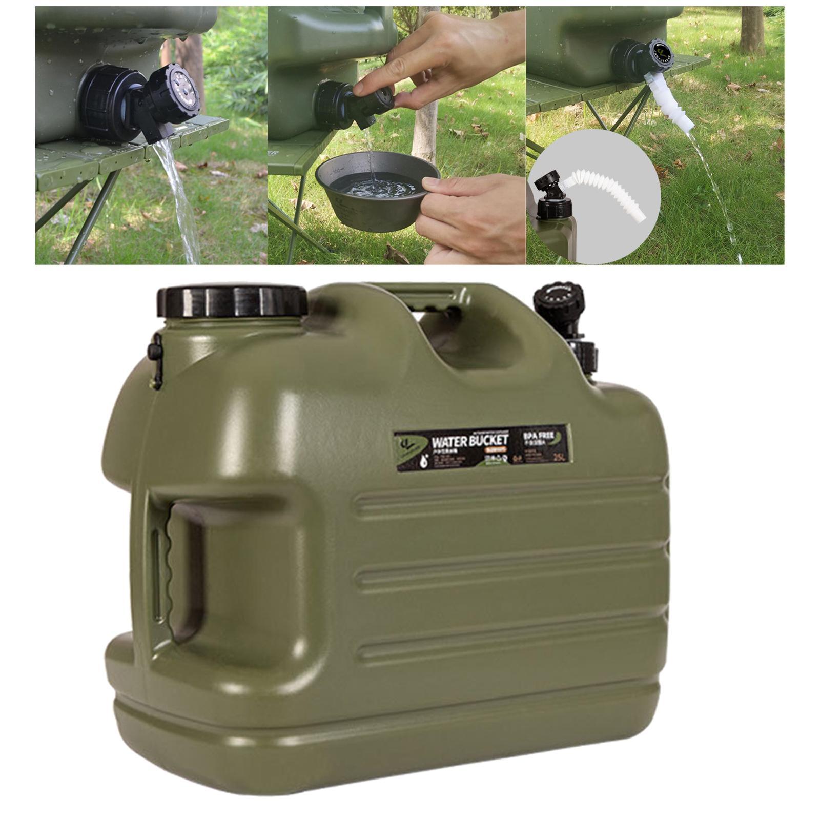 2X Water Storage Tank Plastic Water Container Water Canister for Camping Hiking