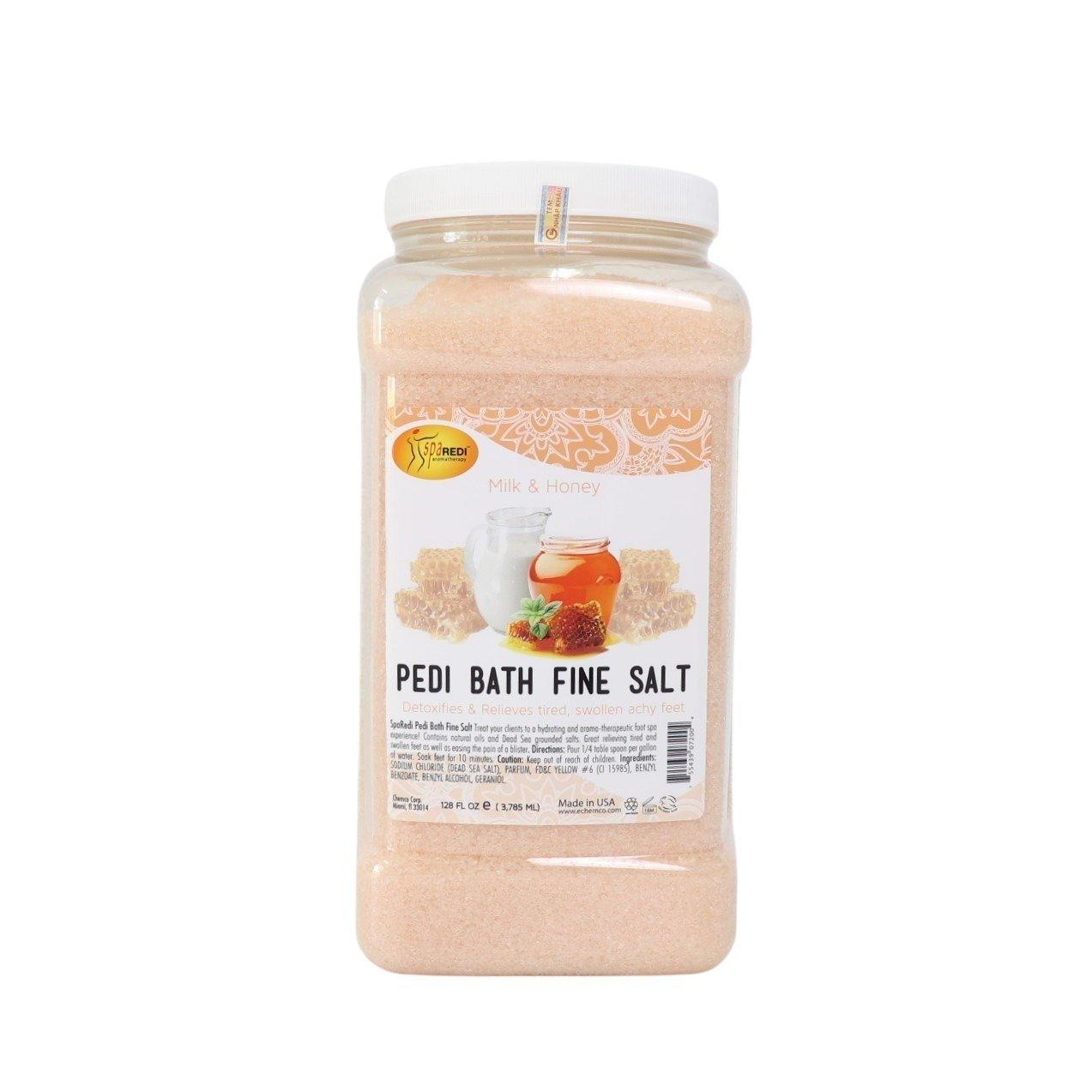 Muối tắm Pedi Bath Fine Salt mùi Sữa Mật Ong 3785 ml