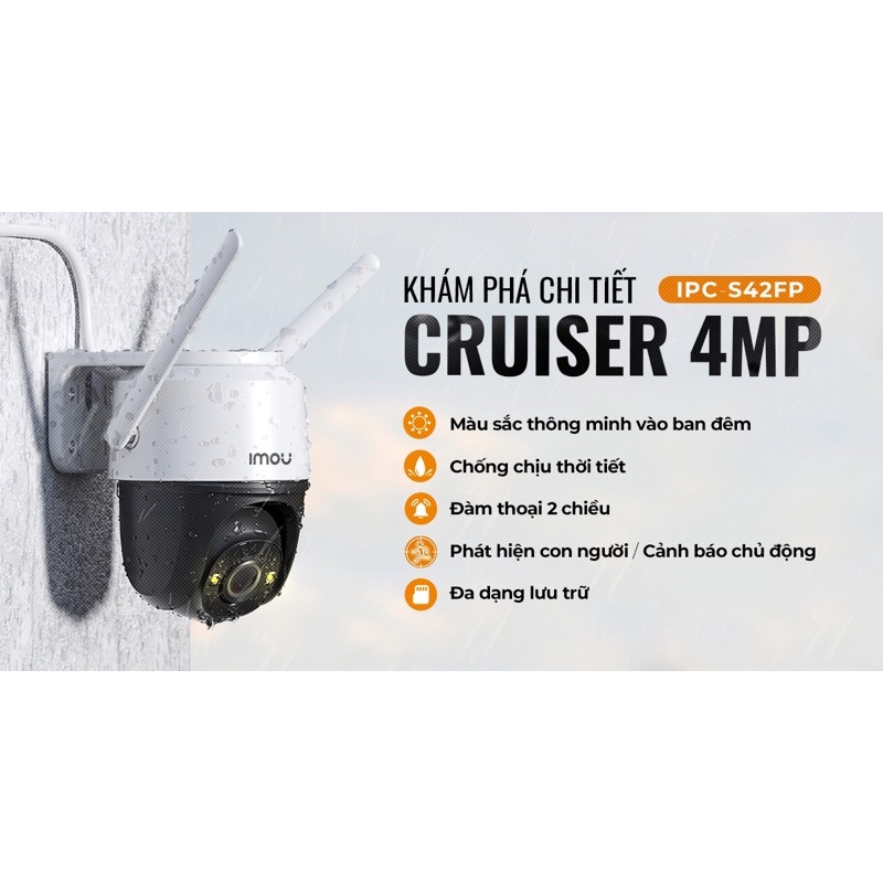 Camera Imou Cruiser IPC-S42FP-IMOU 4MP Hàng chính hãng