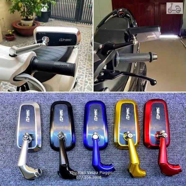 Gương Vespa H2C Chân Ngắn hàng gia công CNC cao cấp