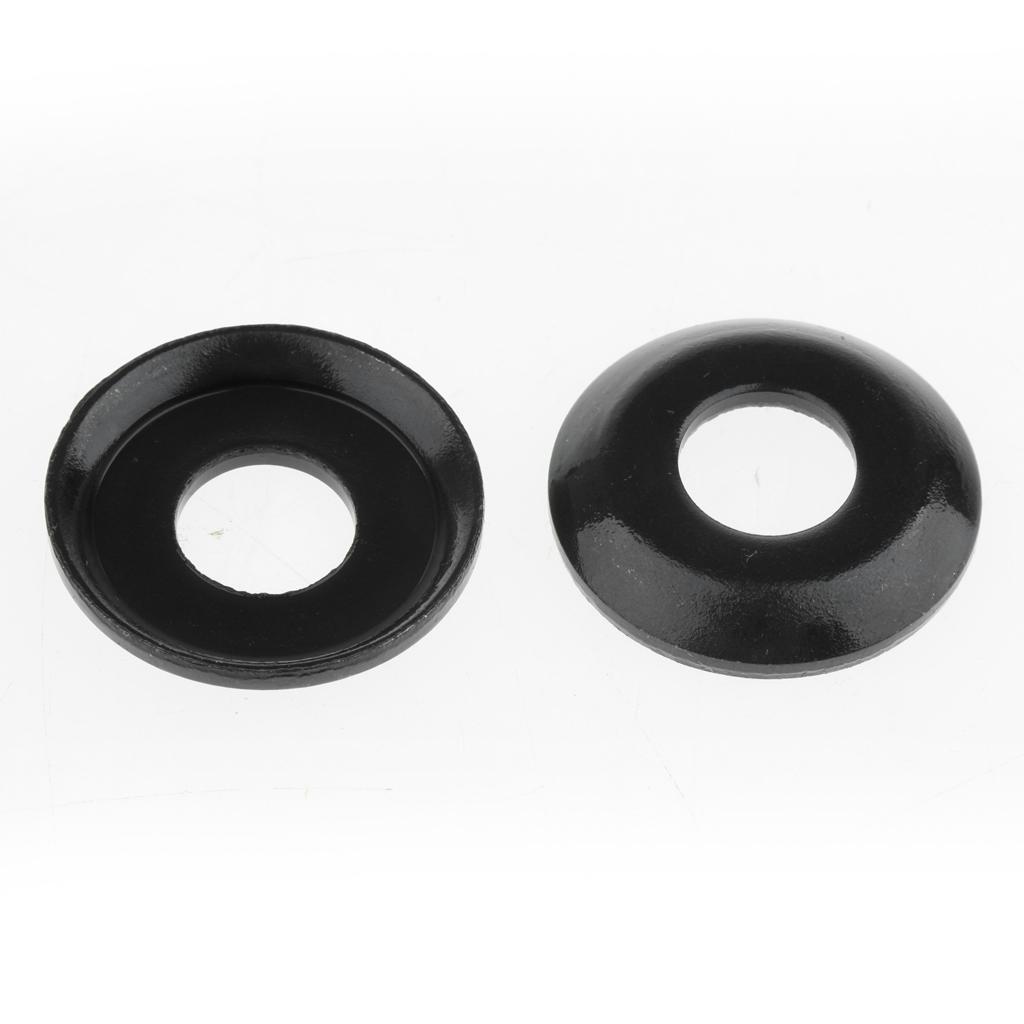 2-4pack Skateboard Truck Rebuild Kit Bushings Washers Pivot Cups Cone Black