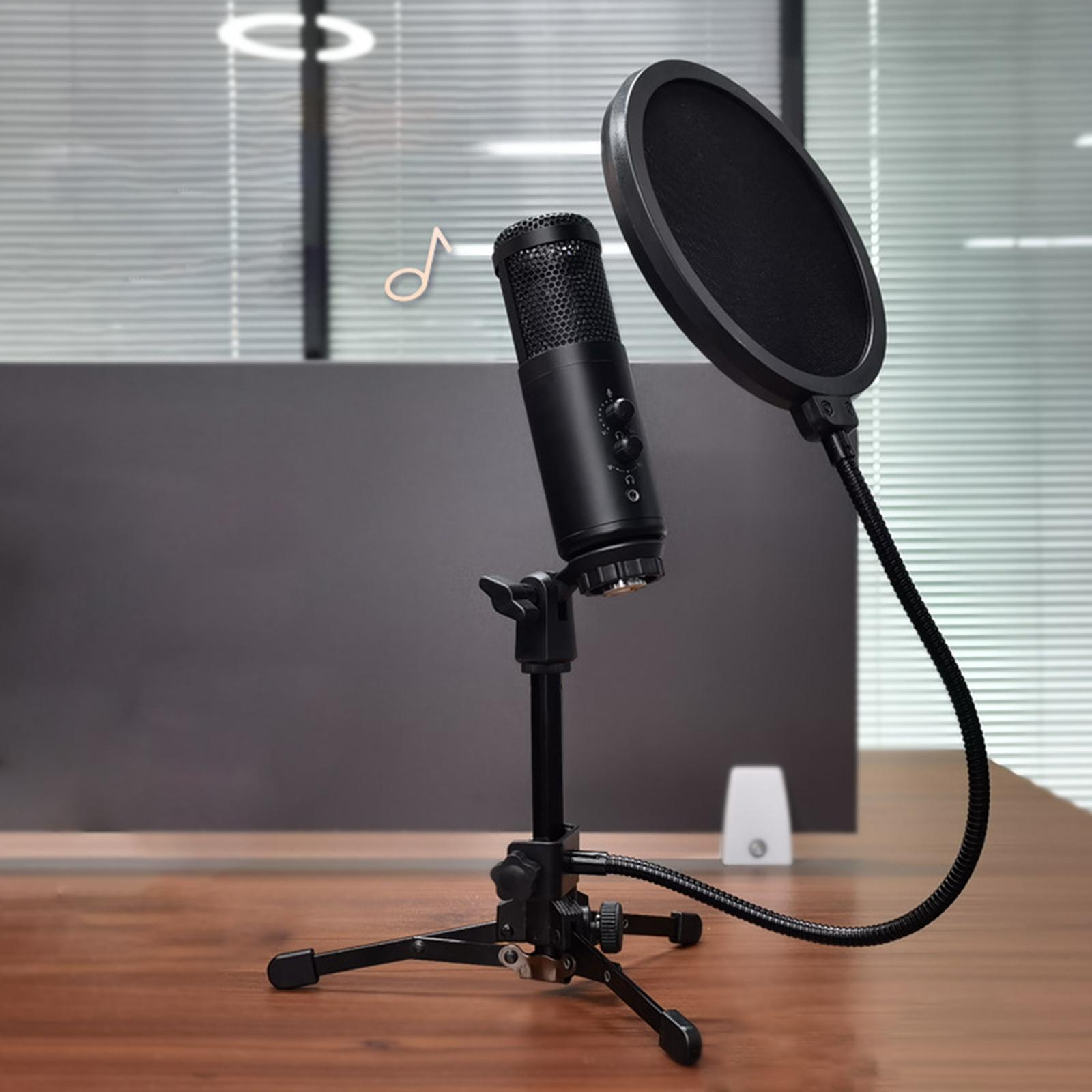 USB Computer Microphone, Professional Studio PC Mic with Tripod Stand for Gaming, Streaming, Chatting, Plug&Play