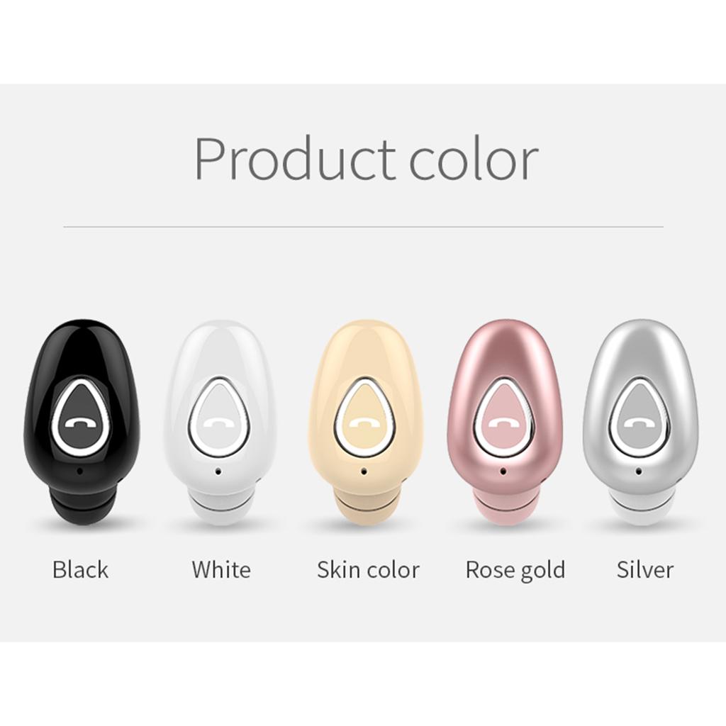 YX01 Không Dây Tai Nghe Bluetooth 4.1 Mini Nhỏ Stereo Tai Nghe Nhét Tai