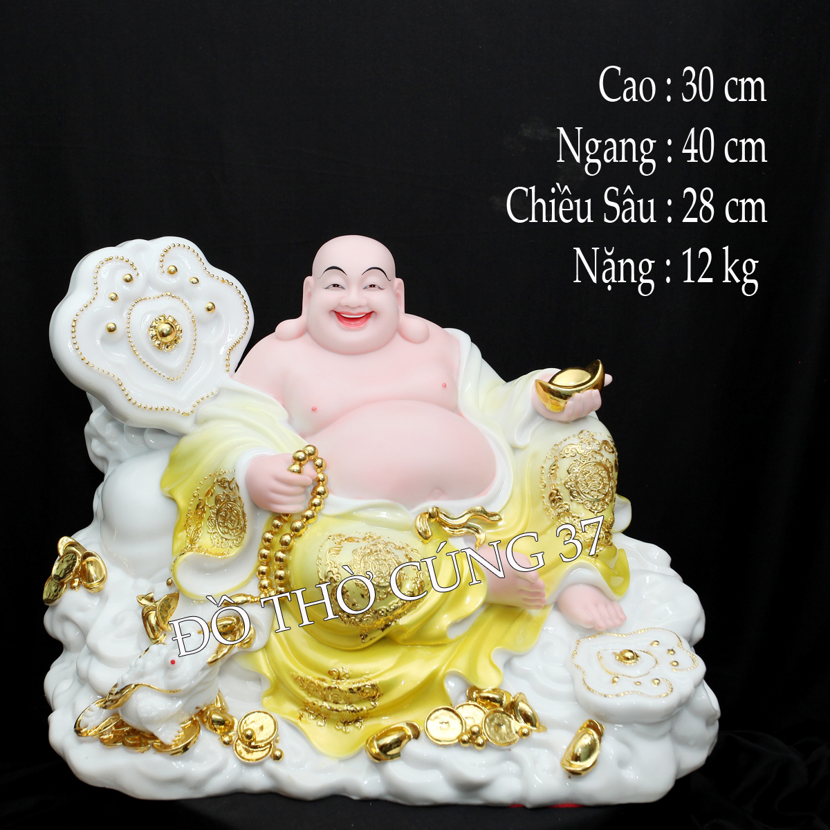 TƯỢNG PHẬT DI LẠC - ÁO VÀNG