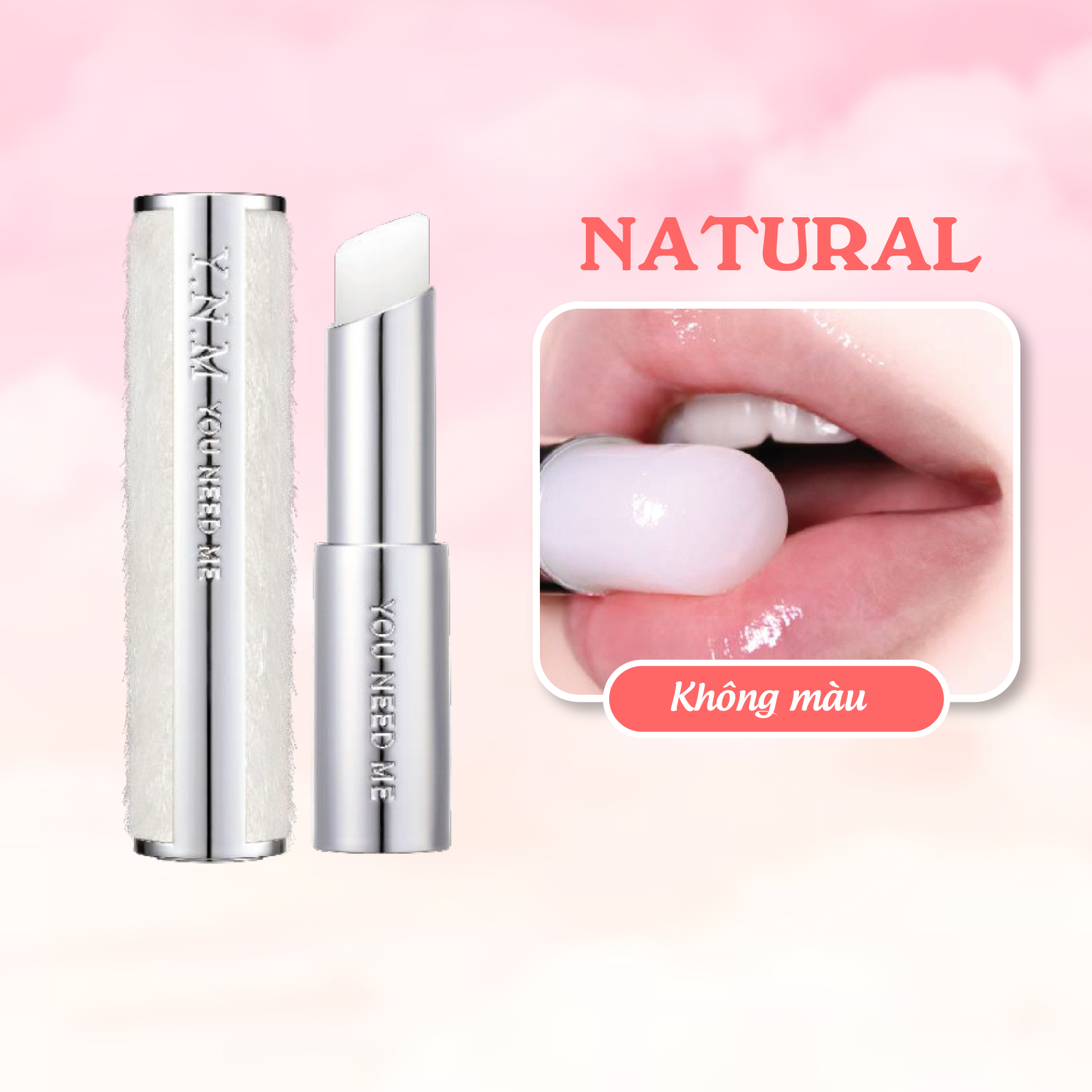 Son dưỡng môi không màu YNM Natural Melting Honey Lip Balm Không Màu 3g