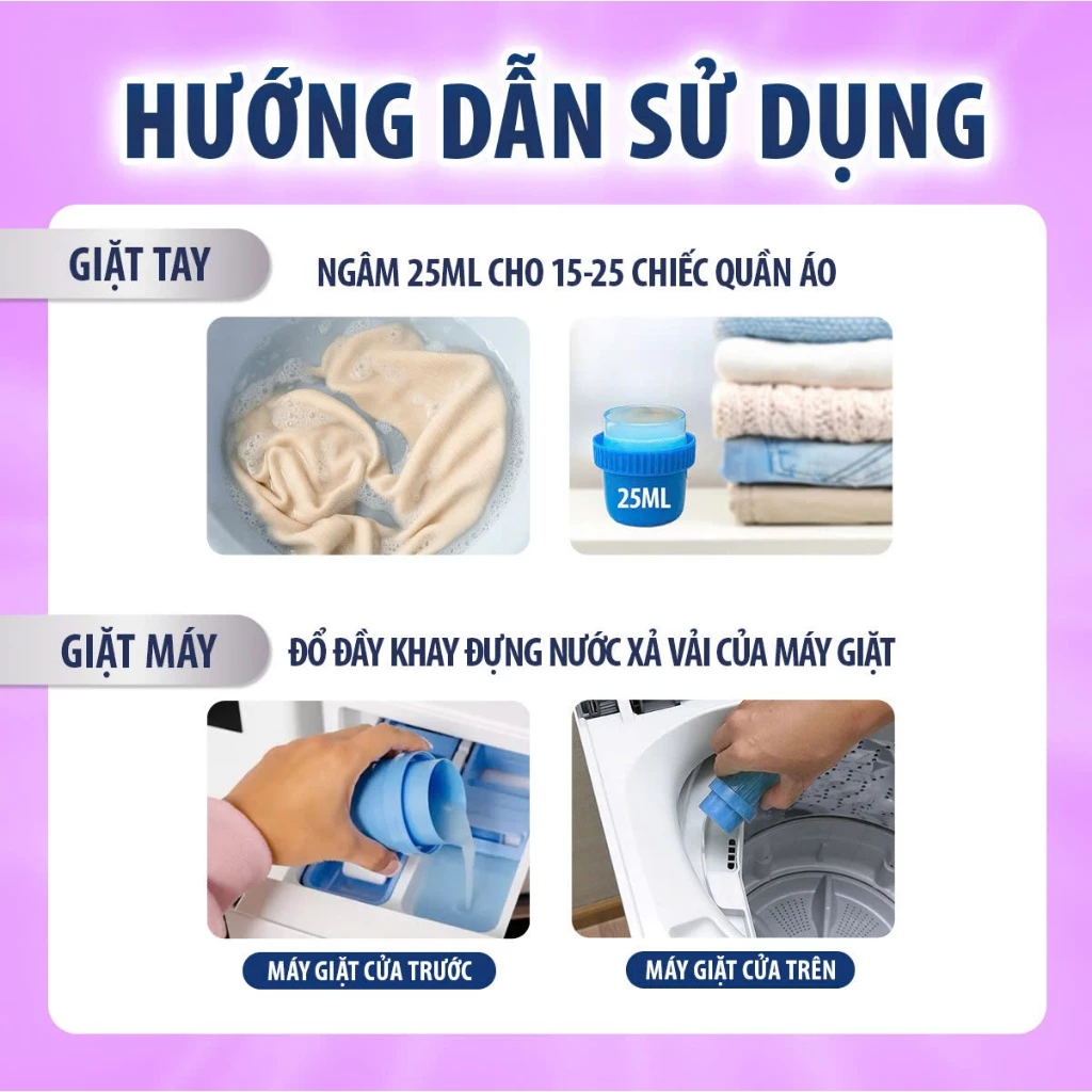 Túi Nước Xả Vải DOWNY Tinh Dầu Thiên Nhiên 3L