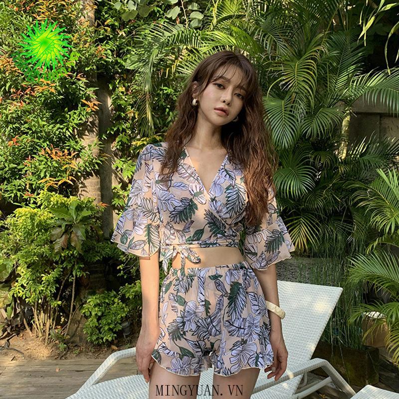 Bộ Đồ Bơi Hai Mảnh Mỏng Nhẹ Thời Trang Cho Nữ