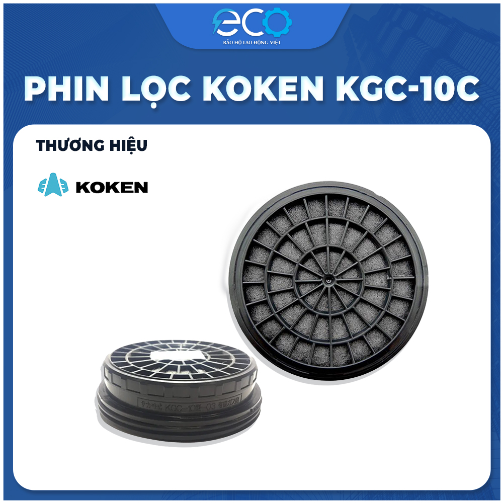 Mặt nạ phòng độc Koken G7 chính hãng Nhật Bản chống hơi hóa chất bụi công nghiệp hiệu quả