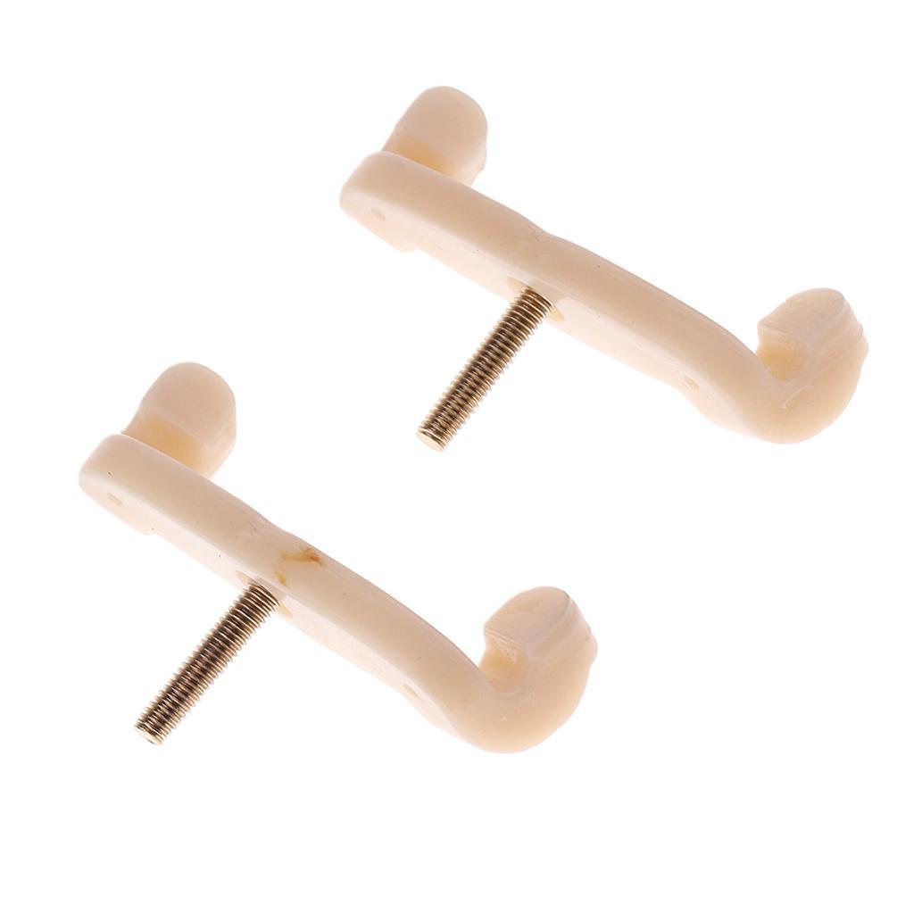 2x Violin Shoulder Rest Replacement Feet 3/4 4/4  Parts Accessory