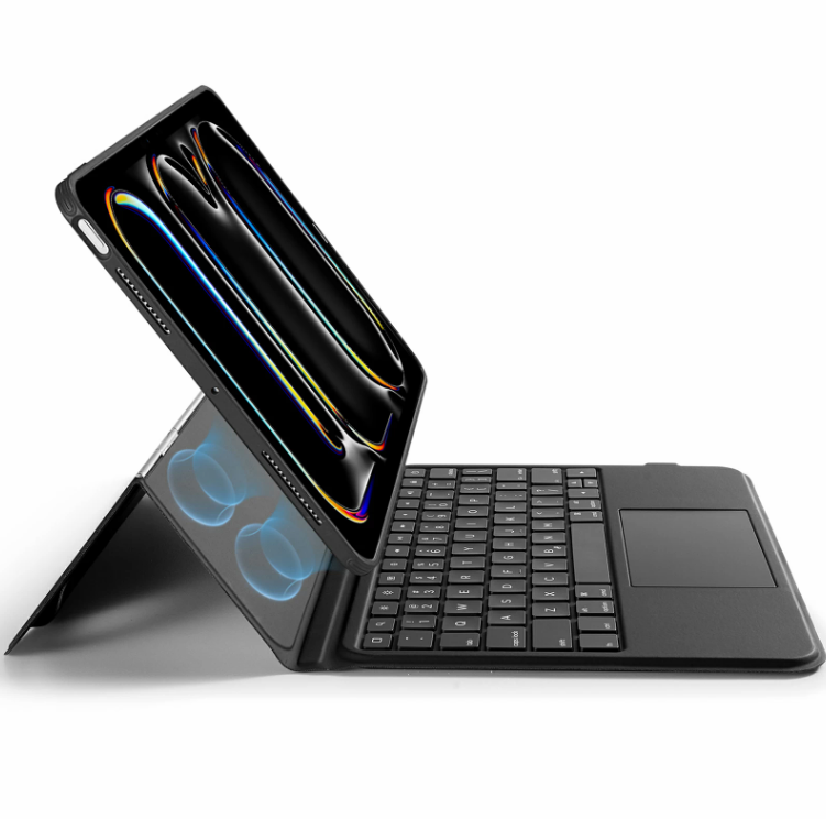 Bao da kèm bàn phím dành cho iPd Air/Pro 2024 ESR Ascend Keyboard màu đen - Hàng chính hãng