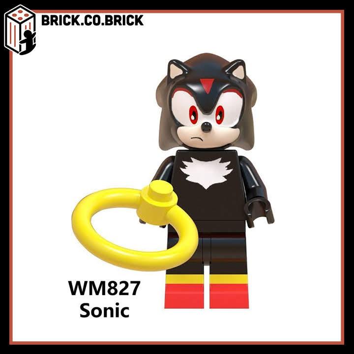 Nhân vật Lắp ráp minifig Nhân vật Tuổi thơ Nhím Sonic Siêu Tốc độ đủ màu WM6043 - WM-828