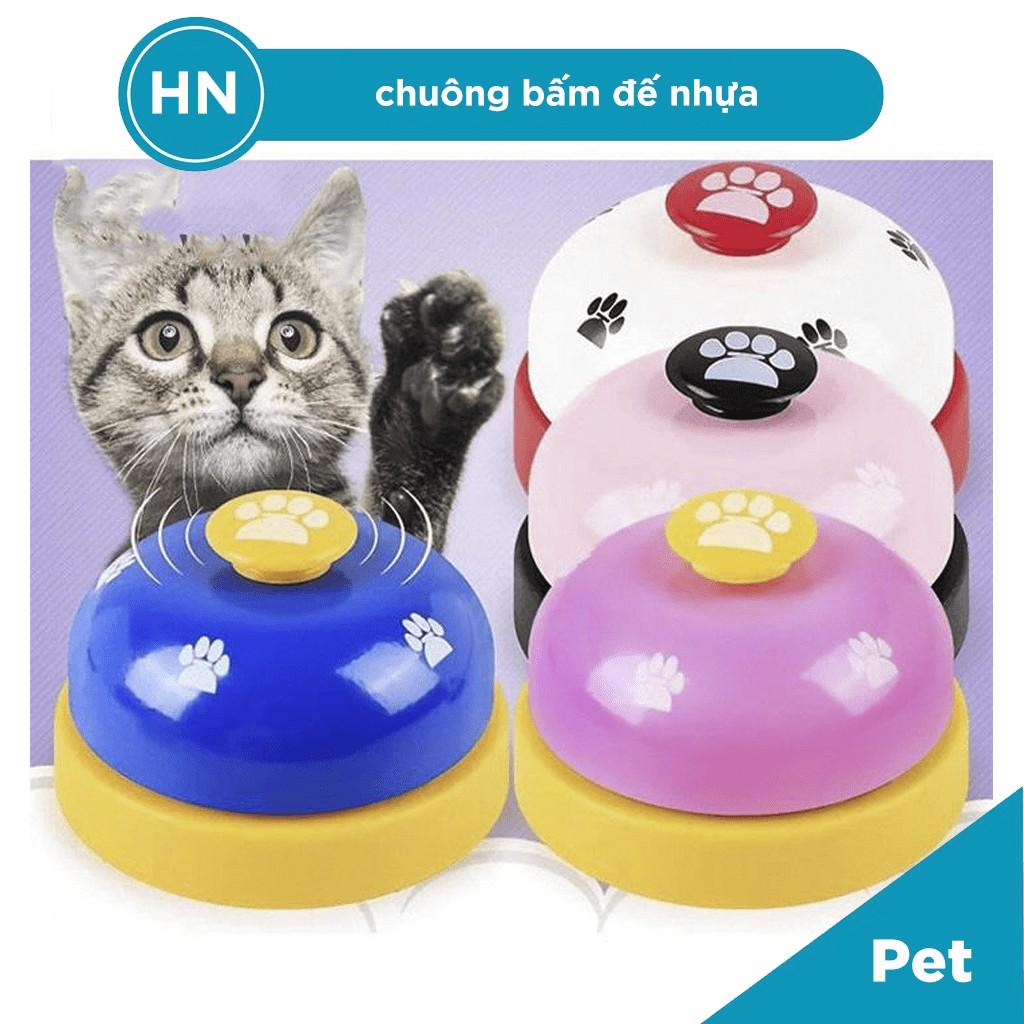 Chuông Bấm Đế Nhựa Huấn Luyện Thú Cưng - Phụ Kiện Cho Thú Cưng