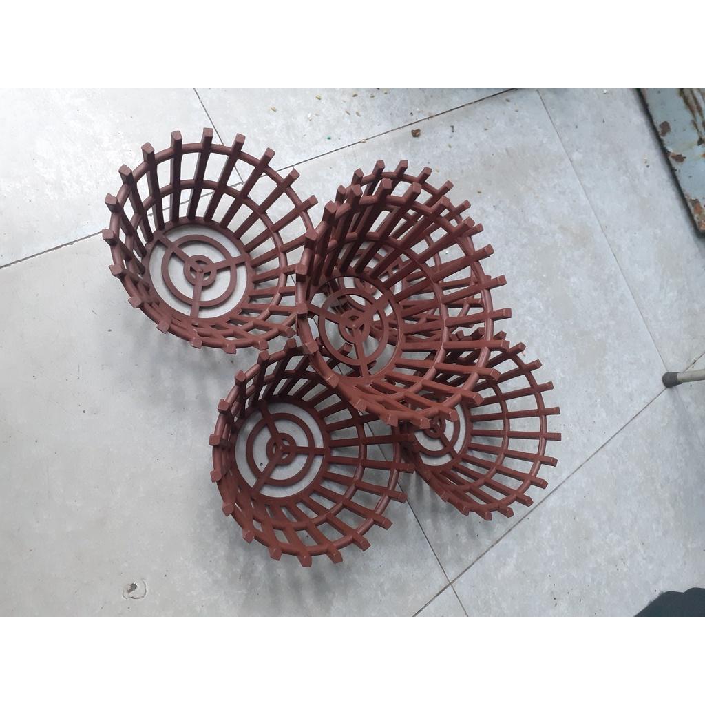 Rọ trồng lan nhựa cứng siêu bền.