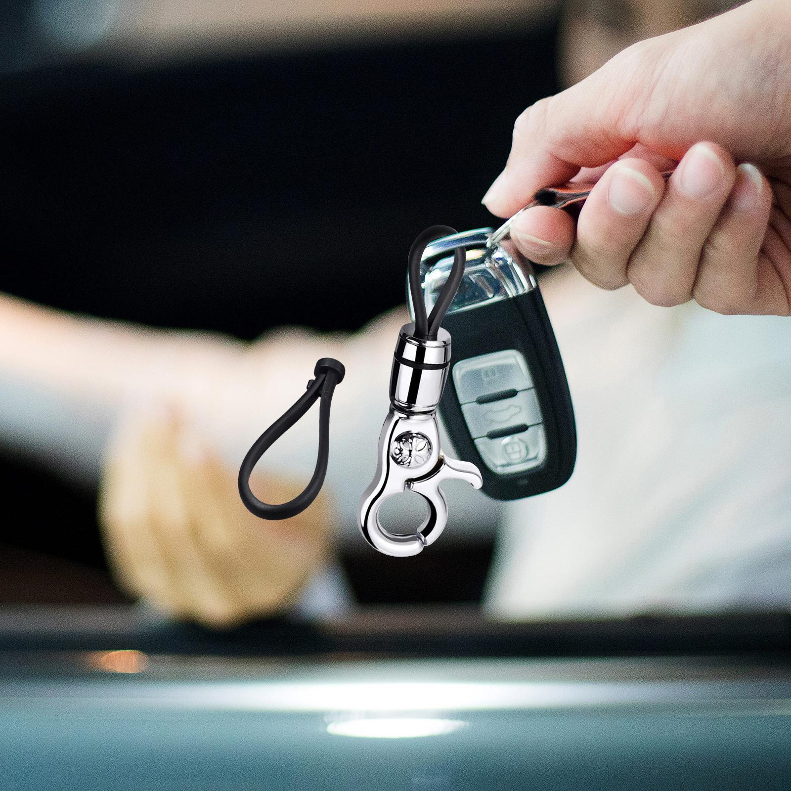 Key Fob Holder Metal Keyring for Husband Boyfriend Boys Girls Men Women