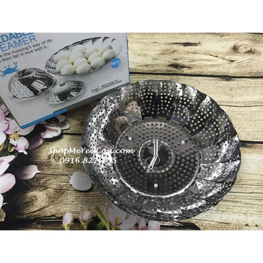 Vỉ hấp inox đa năng có móc cầm