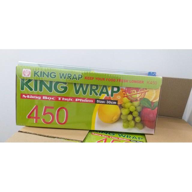 Màng bọc thực phẩm King Wrap 450 Cam Kết Chất Lượng Màng Bọc Thực Phẩm An ToànKing Wrap 450 ( K450 ) (lớn 30cm x 450m)