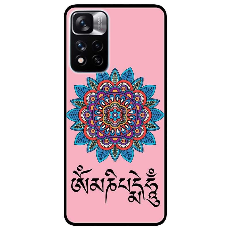 Ốp lưng dành cho Xiaomi Redmi Note 11 Pro 5G - Om Mani Padme Hum Hồng Xanh