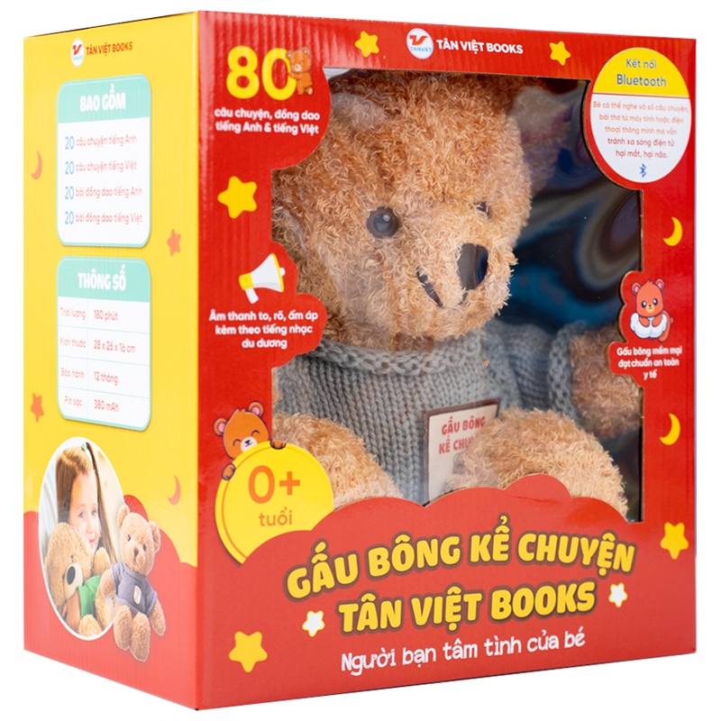 Sách Gấu Bông Kể Chuyện - Người Bạn Tâm Tình Của Bé - Tân Việt